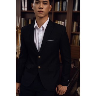 Bộ vest màu đen cao cấp