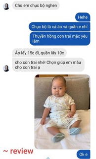 Bộ ba lỗ Bambus sợi tre chấm tròn