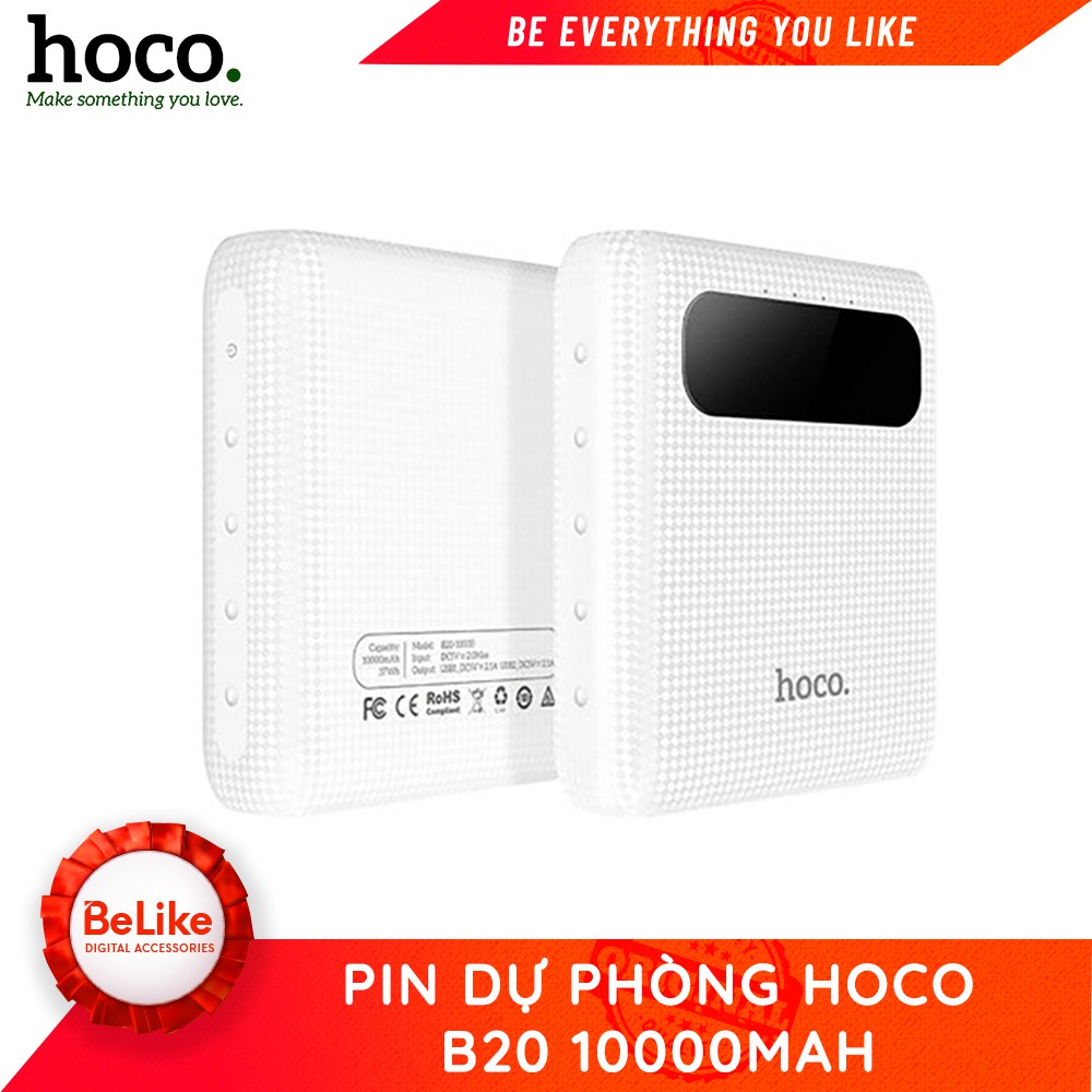 Pin dự phòng HOCO B20 10000mAh - BH 12 Tháng