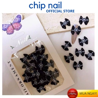 Sét Charm nơ gắn móng trang trí móng, trang trí móng