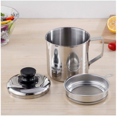 Ca Lọc Dầu Ăn Bằng Inox Cao Cấp