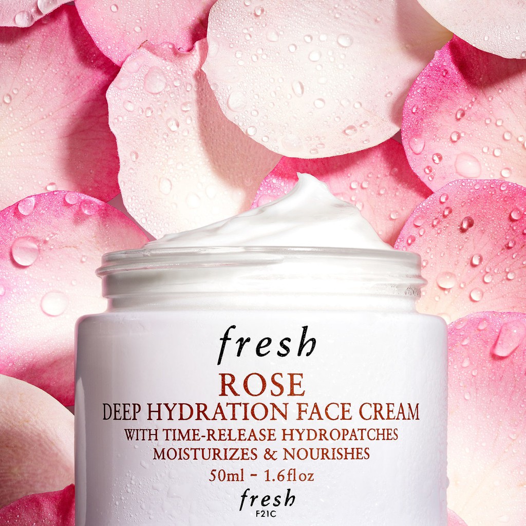 Kem dưỡng ẩm Fresh Rose Deep Hydration Face Cream 7ml