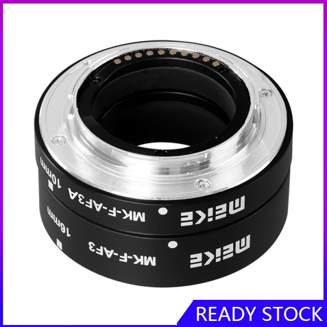 FL【COD Ready】Meike MK-F-AF3 Metal Auto Focus Macro Extension Tube for Fujifilm X-T20 XT2 X-T10 XT3 X100F X-H1