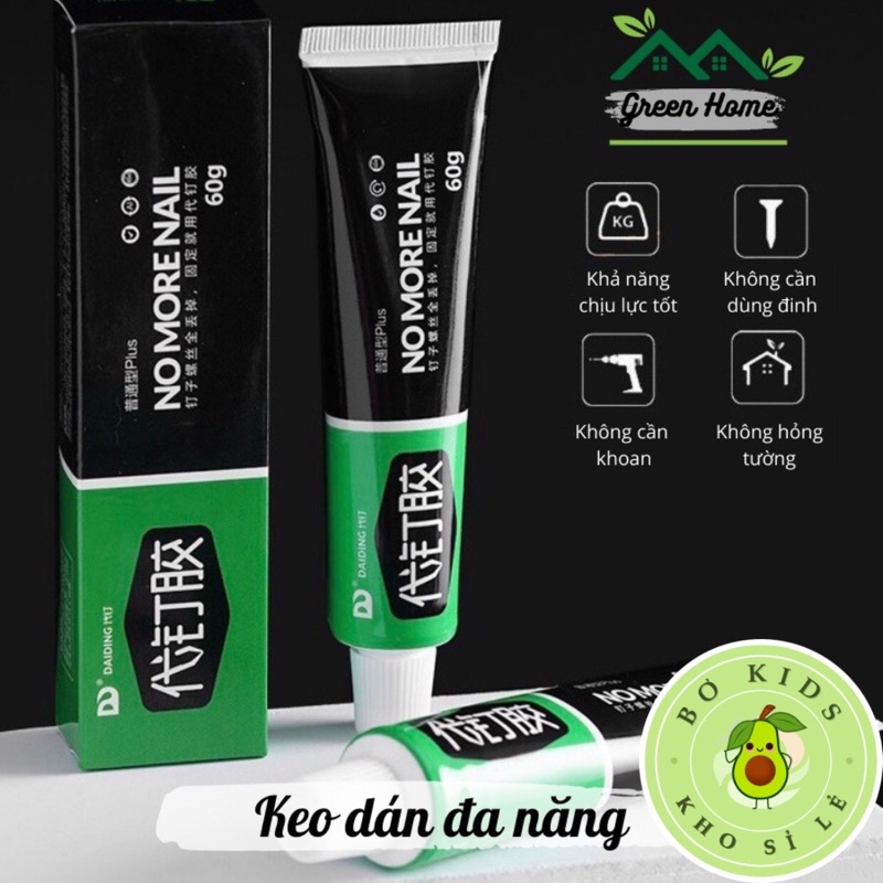 Keo dán đa năng nhanh khô chống thấm nước nhanh khô chất lượng cao 60g