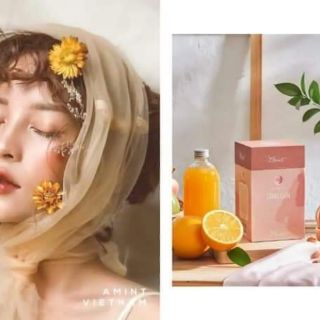 Bột đậu tăng cân A'mint ( quà tặng + thực đơn hỗ trợ  tăng cân )