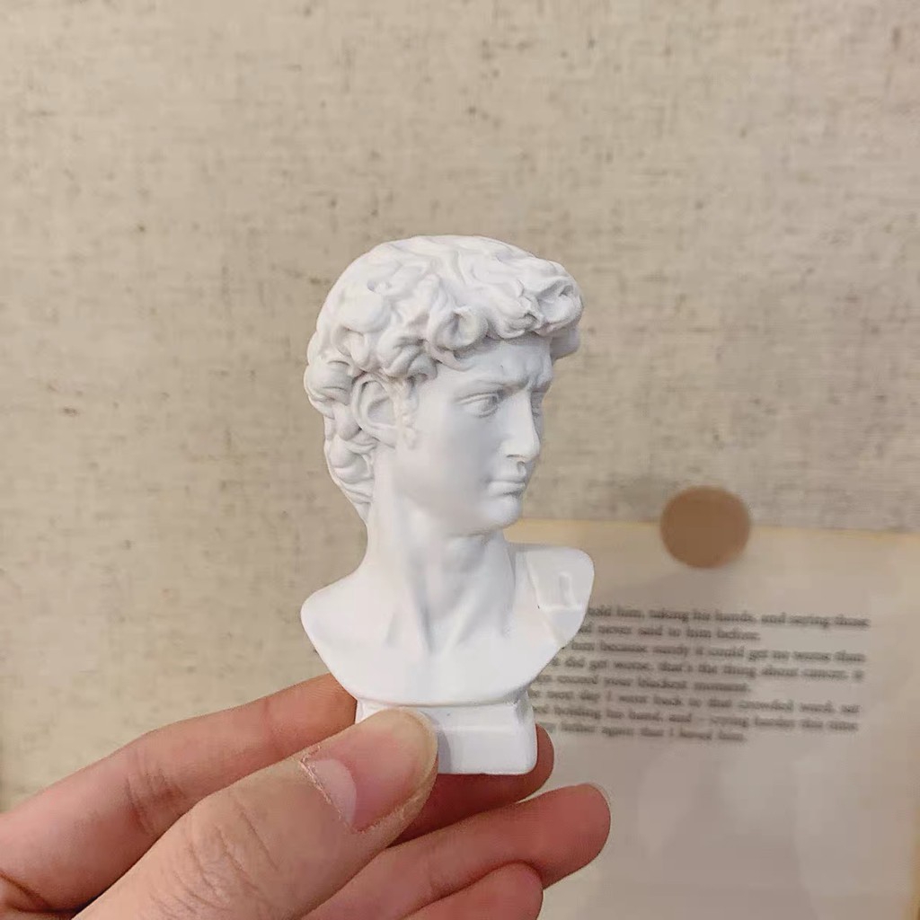 &lt;24h delivery&gt;W&amp;G  Nordic Ins art sense full of Greek statues Mini ornaments Photo Props sketch head portrait David Apollo ornaments