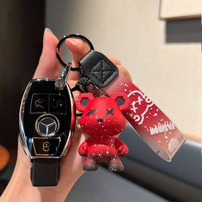 Vỏ Bọc Chìa Khóa Xe Hơi Mercedes Benz E300l C260l A200l Glc300 Buckle Gle GLA GLB Bằng Tpu