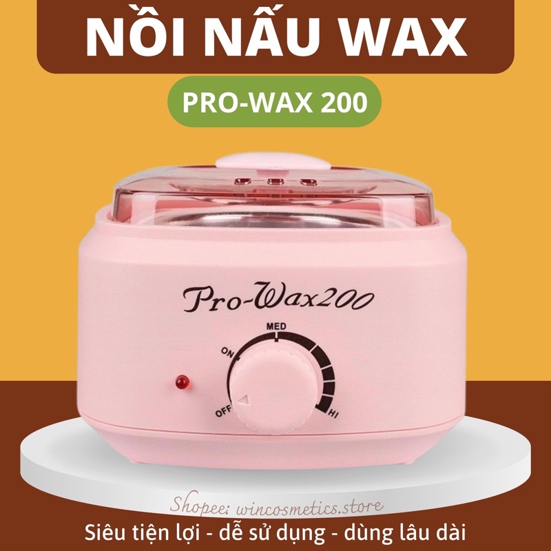 Nồi nấu sáp wax cao cấp chống dính CERAMIC, PRO 100, PRO 200