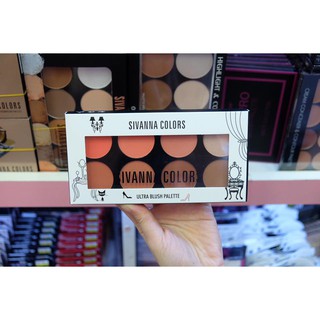 Bộ má hồng - tạo khối Sivanna COLORS ULTRA BLUSH PALETTE.