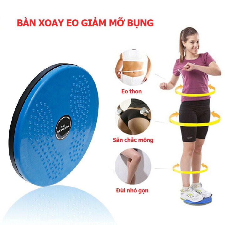 Bàn xoay lắc tập bụng, tập eo thon TOPBODY