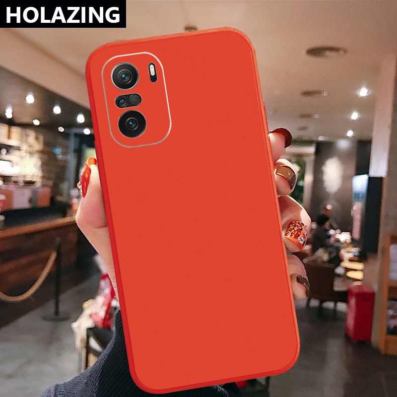 Ốp Điện Thoại Silicon Mềm Viền Vuông Cho Xiaomi Redmi Note 10 Pro 9S 9A POCO X3 NFC M3 Pro 5G