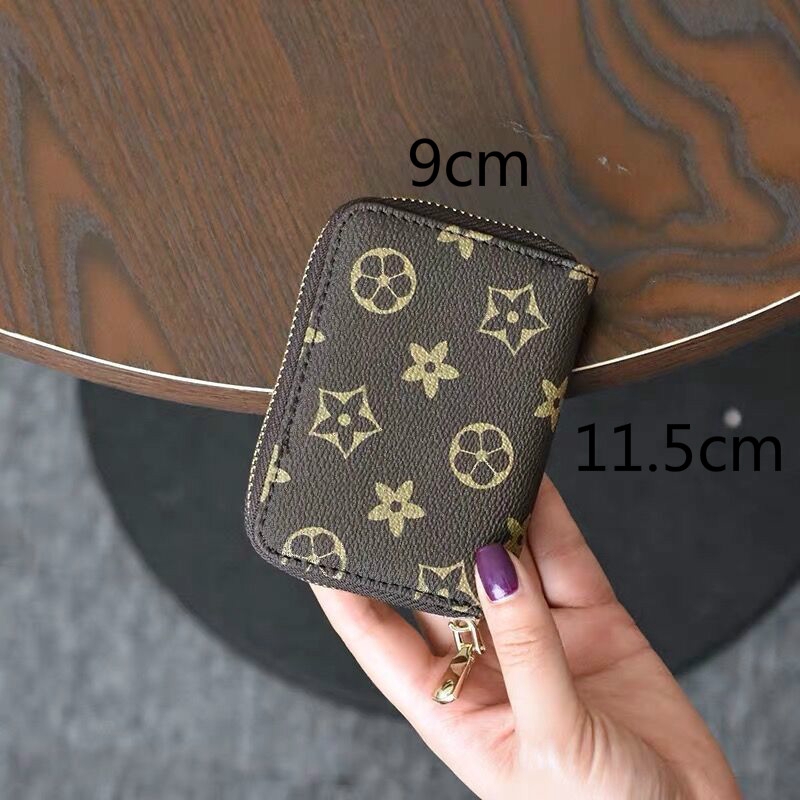 Ví nữ cầm tay phối dây kéo họa tiết hoa vintage thời trang