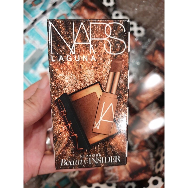 Set Phấn Tạo Khối Và Son Dưỡng Nars Laguna Mini | BigBuy360 - bigbuy360.vn