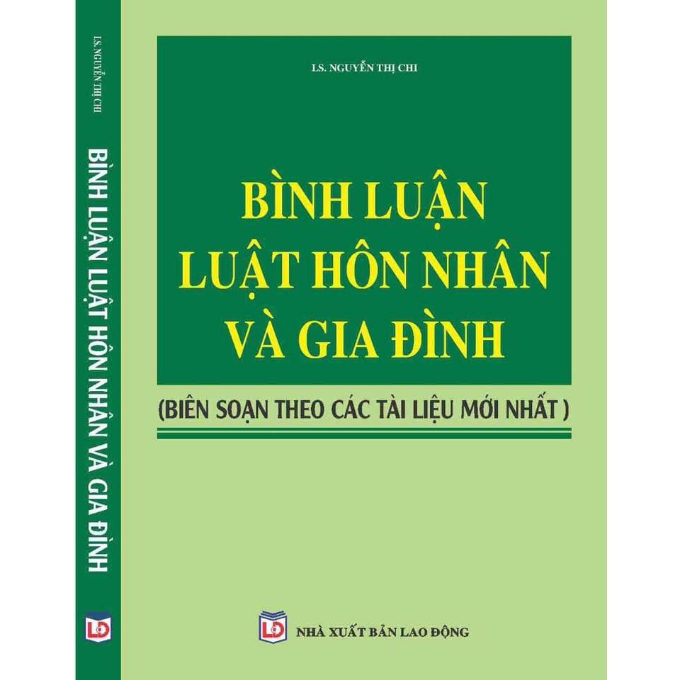 Sách - Bình luận bộ luật hôn nhân và gia đình