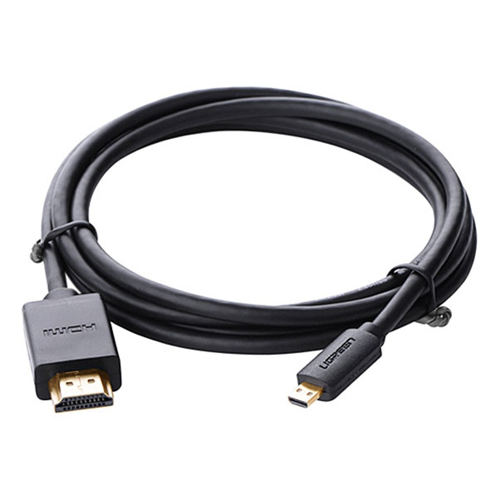 Cáp chuyển đổi tín hiệu Micro HDMI sang HDMI Ugreen 30102 (dài 1.5m)