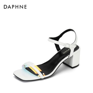 Giày Sandal Cao Gót Mũi Vuông Thiết Kế Đơn Giản Thời Trang Dành Cho Nữ