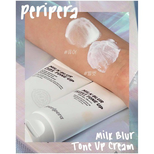 [Mã FMCGMALL -8% đơn 250K] Kem Lót Trang Điểm Peripera Milk Blur Tone Up Cream 60ml