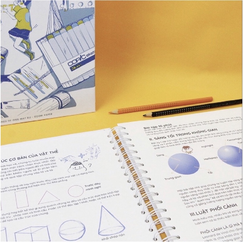 Sổ phác thảo Dream A4- Tặng kèm kiến thức hội họa by OMB (Biên tập) -Sổ Vẽ - Sketchbook