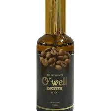 ( CHỈ GIẢM 1 NGÀY ) 2 Chai Xịt tinh dầu cafe O'well 100ml tạo mùi thơm, khử mùi, sát khuẩn ô tô, phòng...