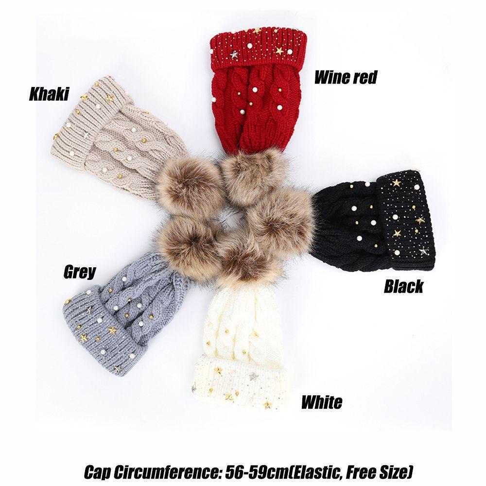 Mũ Beanie Lông Dày Dặn Giữ Ấm Mùa Đông