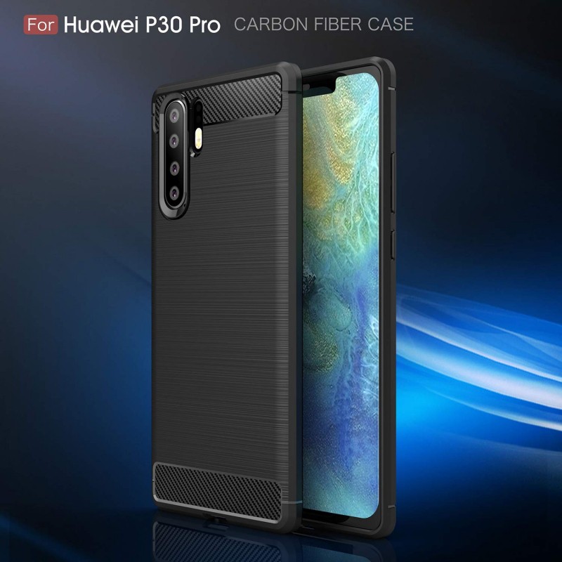 ""Ốp Chống Sốc Carbon""Ốp Lưng Huawei P30 Pro Hiệu Likgus Carbon