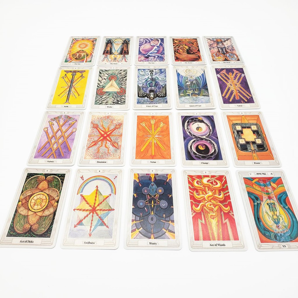 Combo Bài Tarot Aleister Crowley Thoth Tarot M15 và Khăn Trải Bàn Tarot