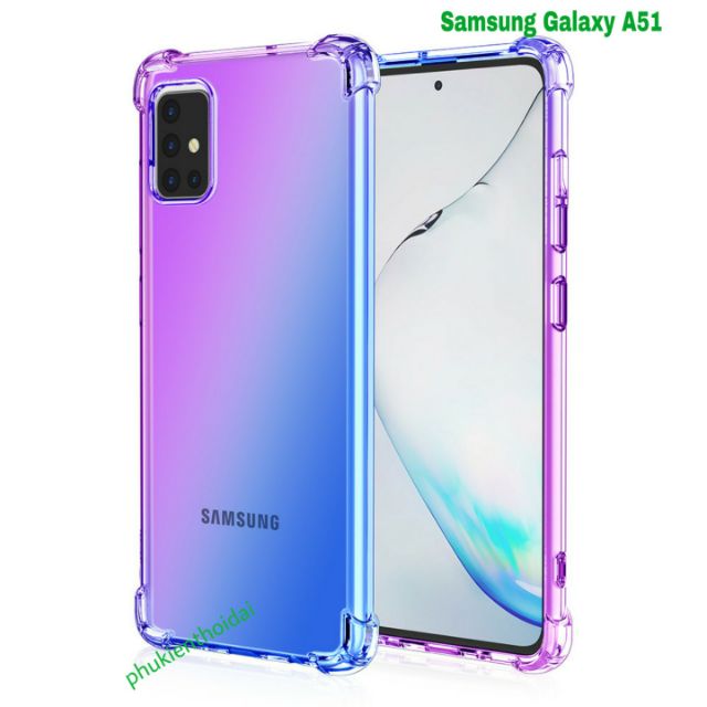 Ốp lưng Samsung A51 / A52 5G / A52S / A53 5G / A54 5G dẻo TPU đa sắc màu bảo vệ 4 Góc chống sốc