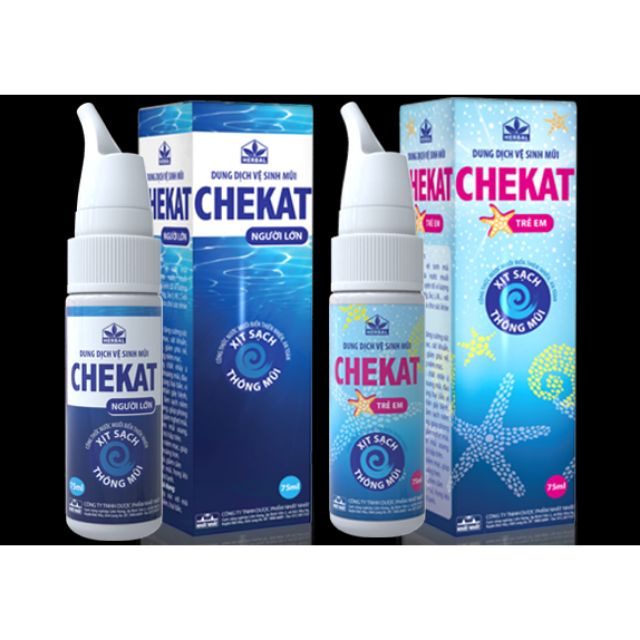 Dung dịch vệ sinh mũi Chekat 75ml