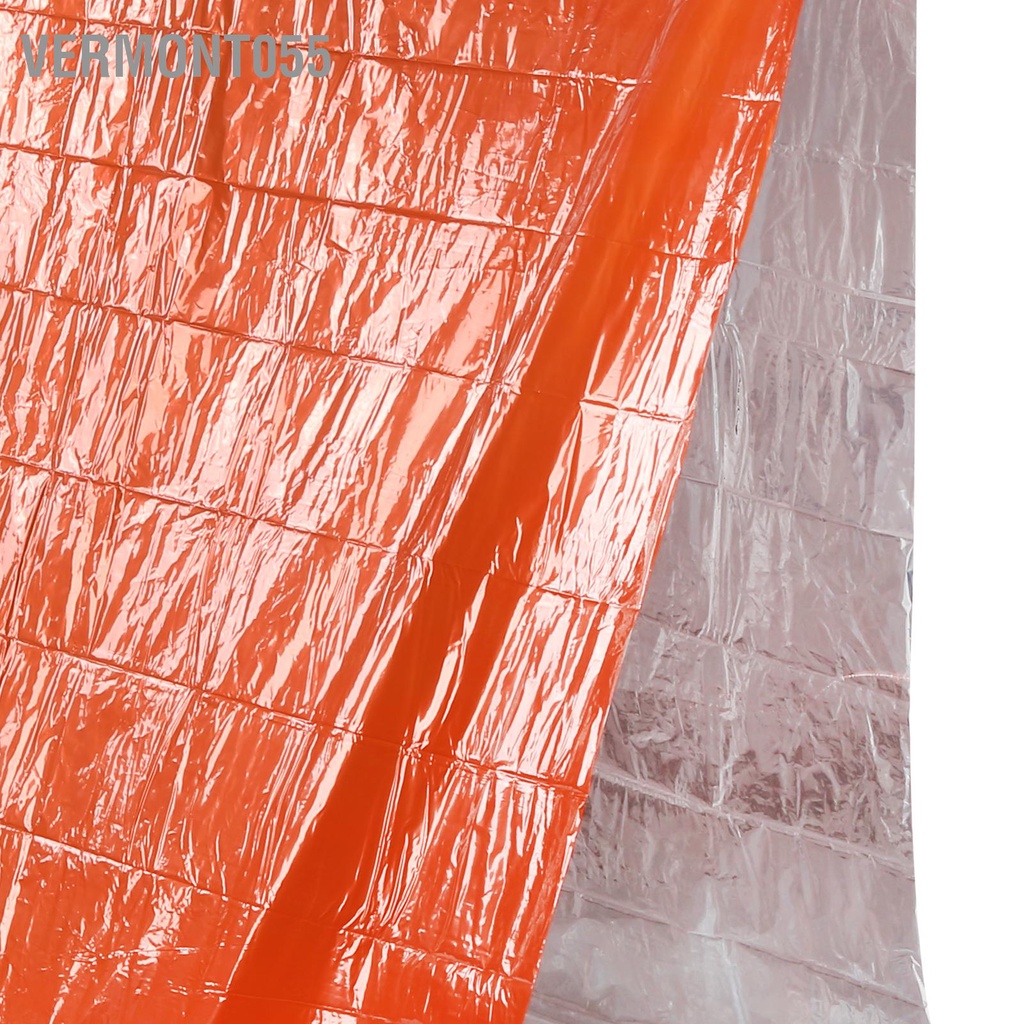 Vermont055 Cắm trại ngoài trời Lều khẩn cấp di động Túi ngủ giữ ấm không thấm nước màu cam