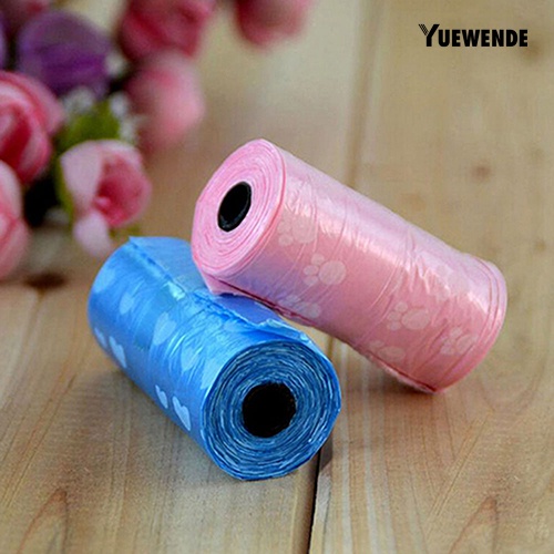 Cuộn 15 túi đựng rác thải thú cưng tiện lợi