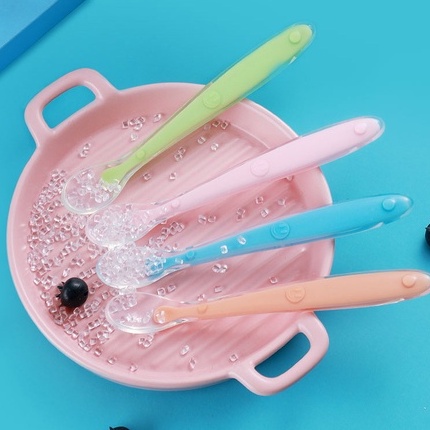 Thìa Dĩa MISUTA Tập Xúc Cho Bé Ăn Dặm Chất Liệu Silicone Có Thể Bẻ Cong An Toàn Cho Bé YOOTA BABY