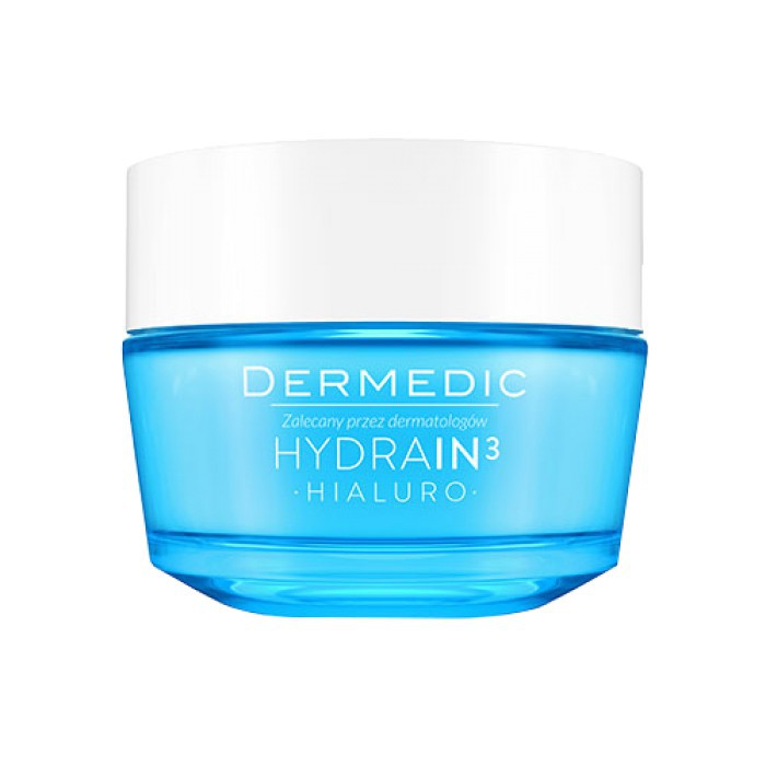 (CHÍNH HÃNG)Kem dưỡng ẩm chống nắng dành cho da khô mất nước HYDRAIN3 HIALU DERMEDIC Deeply Moisturizing Cream SPF15 50g