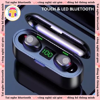 Tai nghe Bluetooth true wireless AMOI F9 | bản QUỐC TẾ | nút cảm ứng | Bluetooth 5.0 | Pin 280 giờ (MÃ F9)