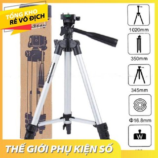 [BH 6 THÁNG] Gậy TRIPOD MINI 3110- 3 chân kéo dài được và giá đỡ điện thoại