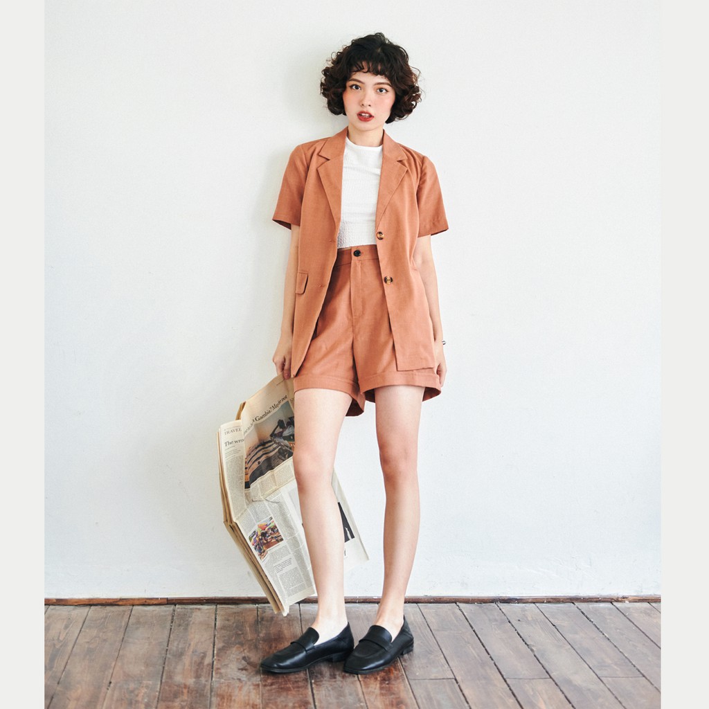 BLEUBIRD Áo khoác ngắn tay PENNY BLAZER | BigBuy360 - bigbuy360.vn