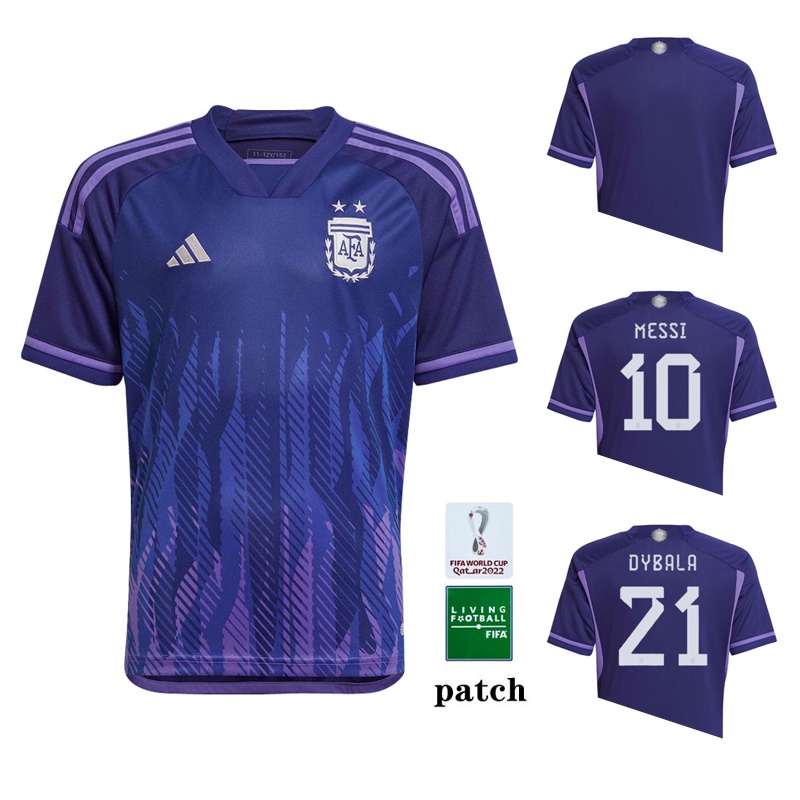 Áo Bóng Đá Đội Tuyển Argentina Sân Khách Size S-2XL 2022-23