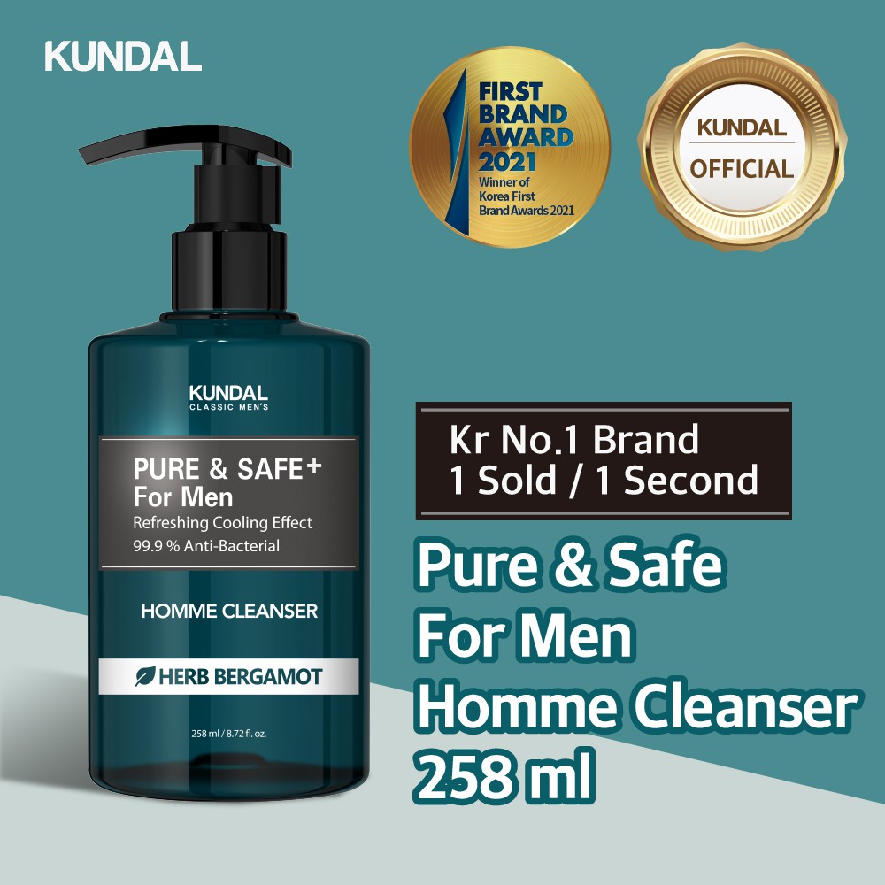 Sữa Rửa Kundal An Toàn Tinh Khiết Cho Nam 300ml