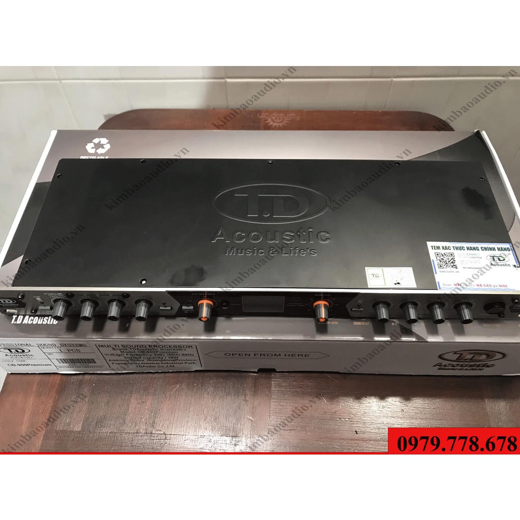Máy Nâng Tiếng TD Acoustic CB900 Premium Chính Hãng - Tặng Dây Canon Và Dây Optical