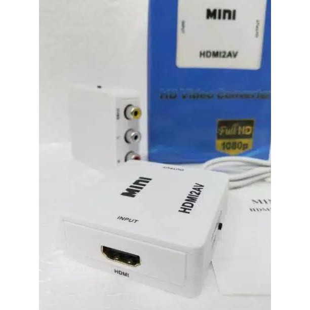 Hộp Chuyển Đổi Hdmi Sang Rca Av / Mini Hdmi2av / Mini Hdmi2av Tv Box Hdmi 2av