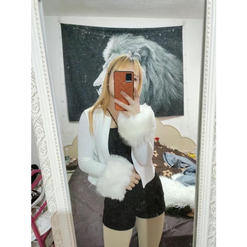 ORDER♥️Áo Len Tăm Cổ Tay Lông(ảnh thật)Fzsize Dưới 60kg