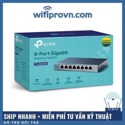 Bộ chia mạng Switch TP-Link TL-SG108 8 cổng 1 Gigabit