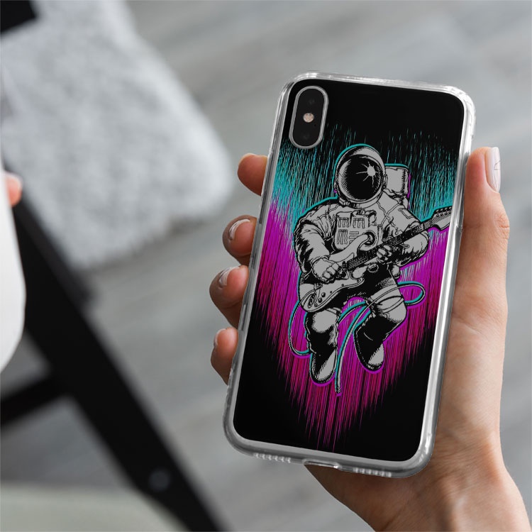 Ốp di động Astronaut Guitar Mr.Simple Shop cho Iphone 5 6 7 8 Plus 11 12 Pro Max X Xr AST06210113