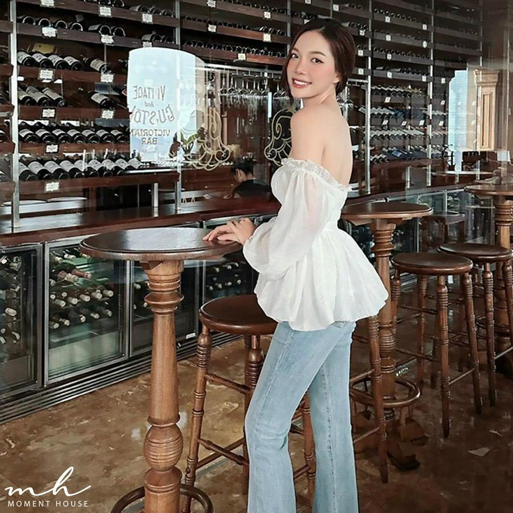 BLEM TOP - Áo trễ vai phồng, phủ sóng chiếc áo quá ư là xinh, phối gì cũng ưng