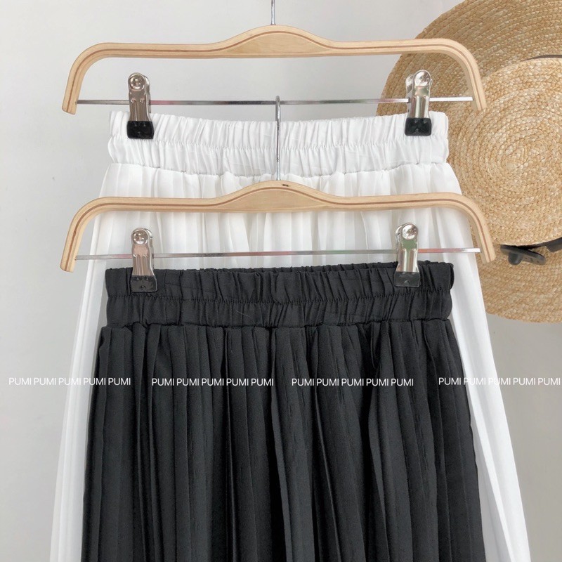[Mã WASKT304 giảm 15% tối đa 30K đơn 99K] Chân váy voan xếp ly dài freesize Pumi | BigBuy360 - bigbuy360.vn