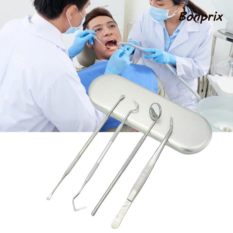 [Bon] Nhíp Nhổ Miệng Tráng Gương Chăm Sóc Răng Miệng