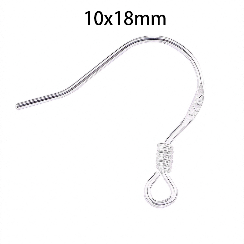 Móc khuyên tai bằng bạc 925 làm trang sức DIY