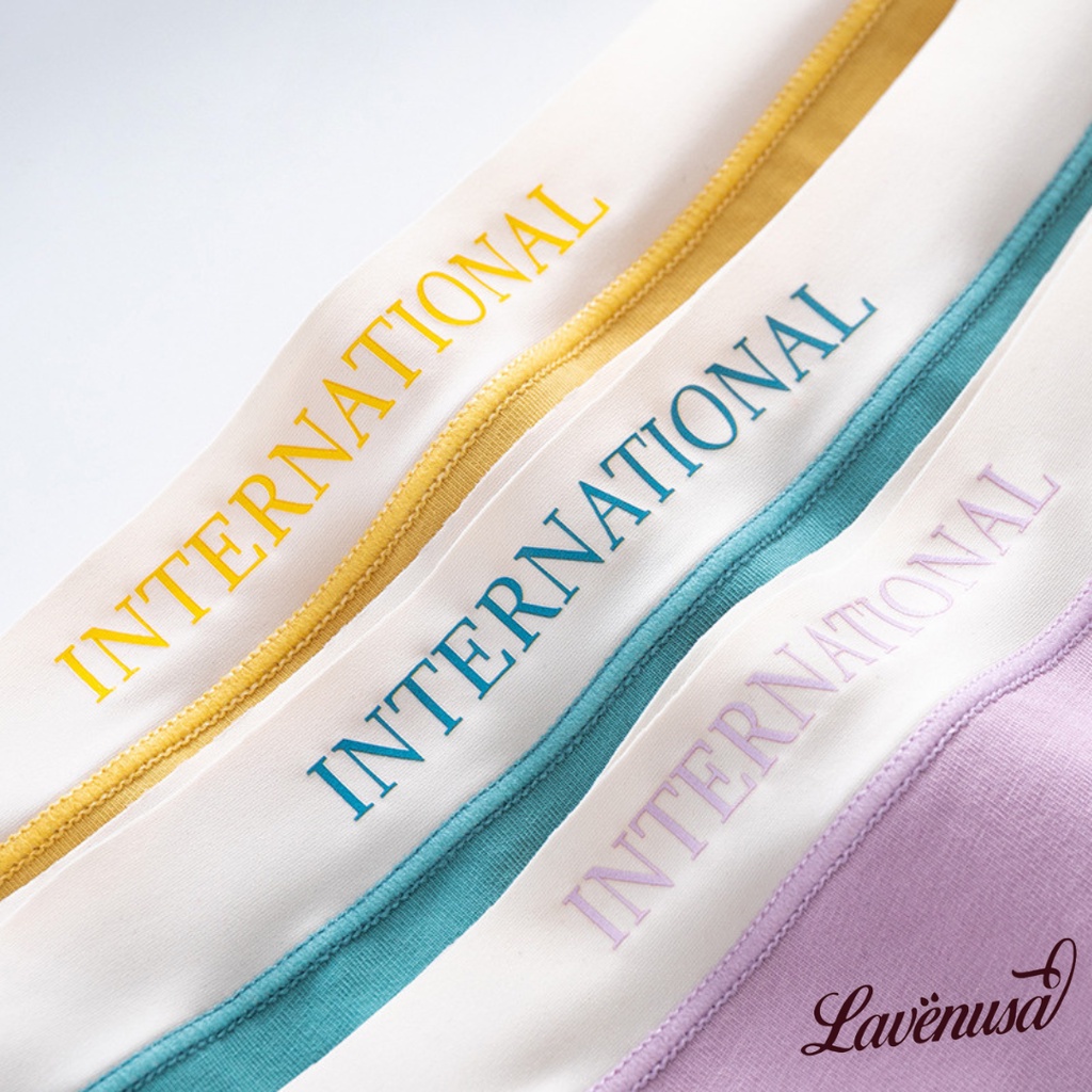 Quần lót nữ cotton viền su kháng khuẩn mềm mại thoải mái LAVENUSA QL91
