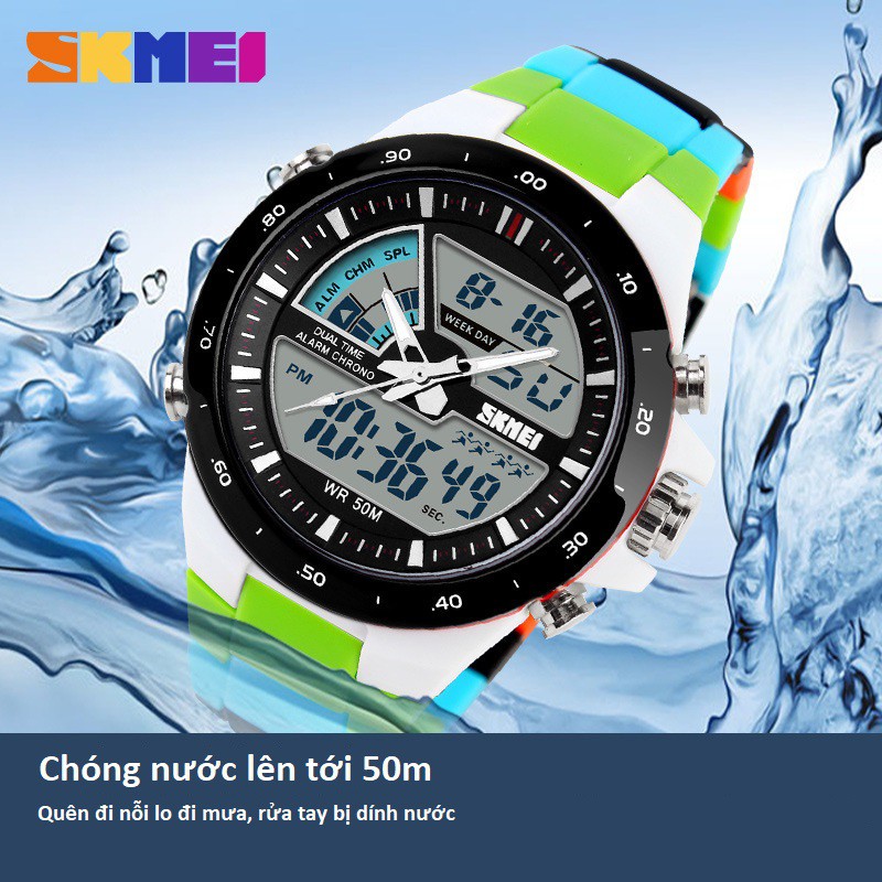 Đồng Hồ Thể Thao Nam SKMEI 1016 Phiên Bản Sport Chống Nước 50m, Phong Cách Cực Chất | BigBuy360 - bigbuy360.vn