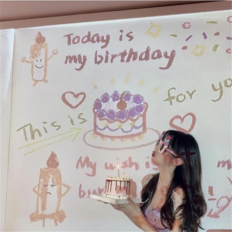 Đèn LED Chiếu Chữ Happy Birthday Chạy Bằng Pin
