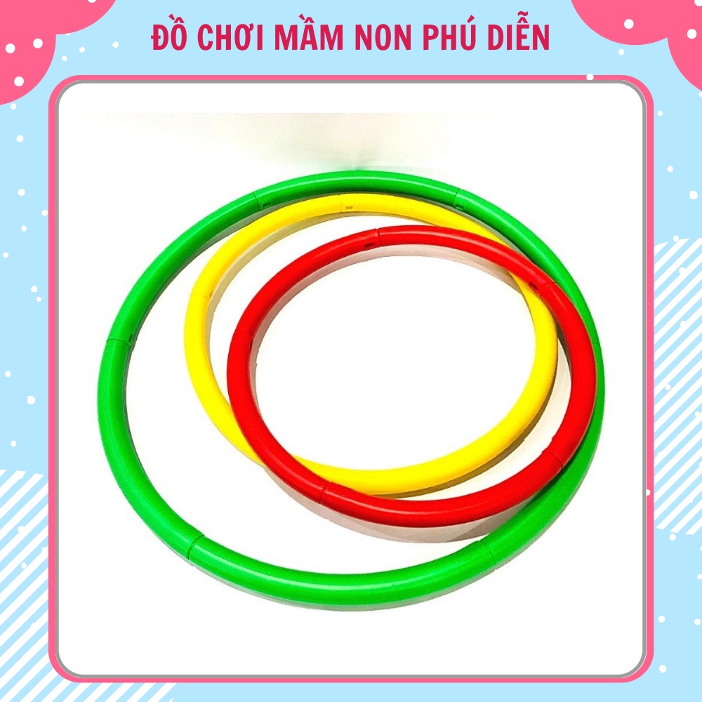 Vòng Thể Dục Nhựa Nhiều Kích Thước Và Màu Sắc, Sản Xuất Bằng Nhựa Nguyên Sinh Chắc Chắn An Toàn